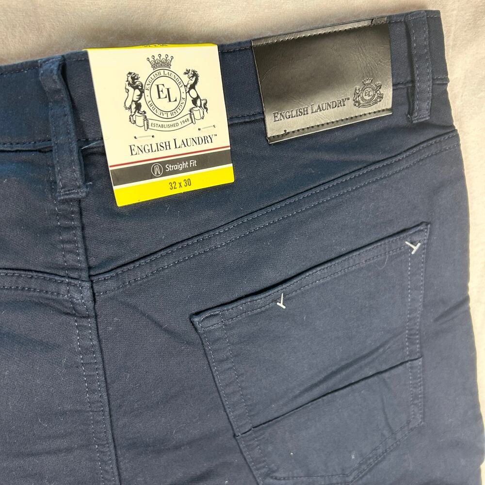 English Laundry Men's Navy Slim Pants 32x30 NWT - Picture 11 of 11